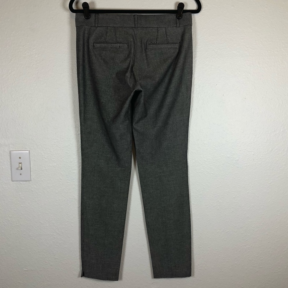 Banana Republic black white Sloan cropped pants 2 - Picture 6 of 8